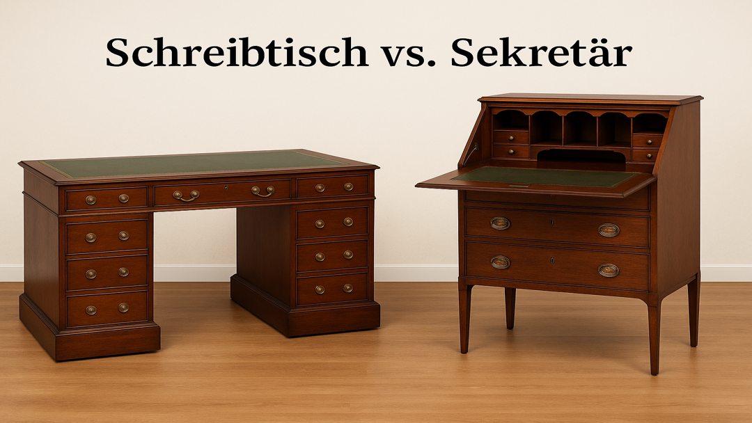Antiker Schreibtisch vs Sekretär Antik