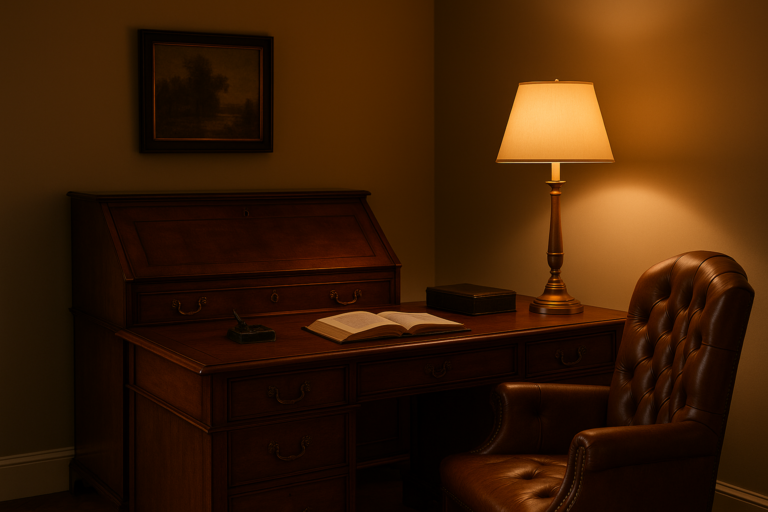 antike Möbel Beleuchtung