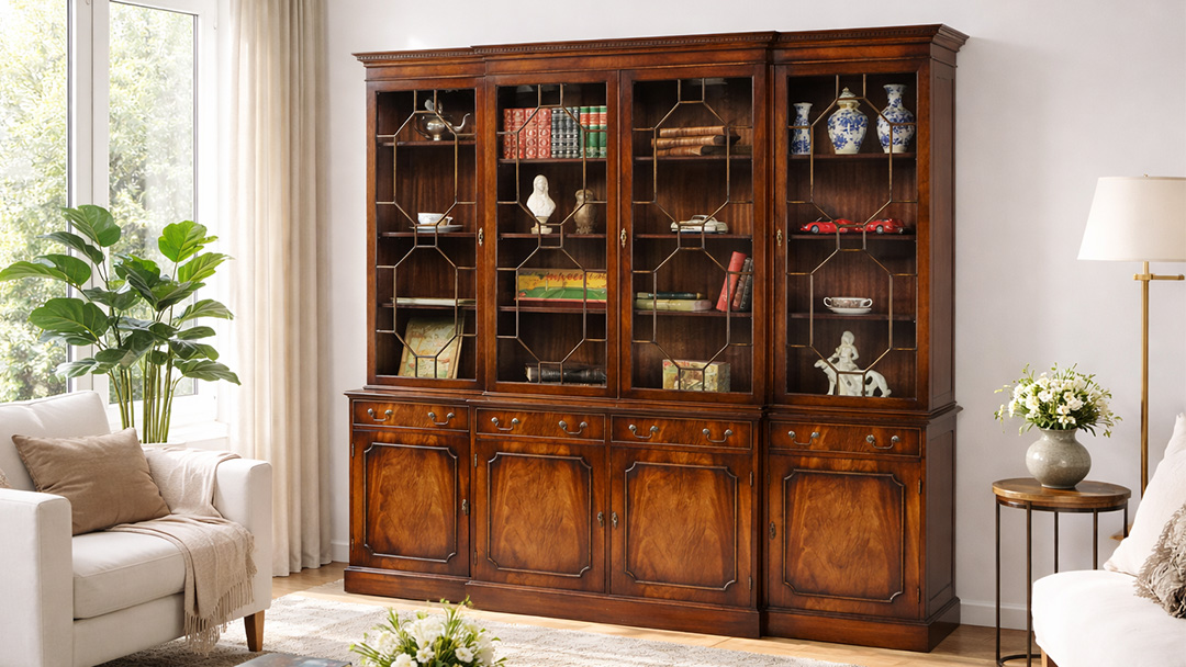 Antiker Bücherschrank